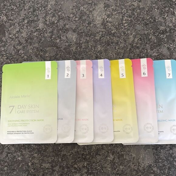Aloisia Beauty 7 Day Skin Care System 7 single use sheet masks all skin types - Picture 2 of 13